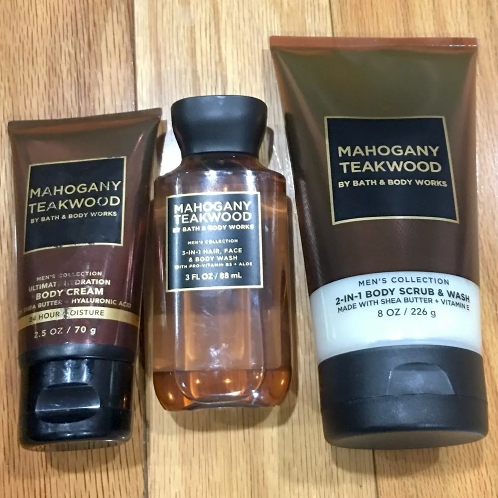 Mahogany Teakwood Body Care Set by Bath & Body Works